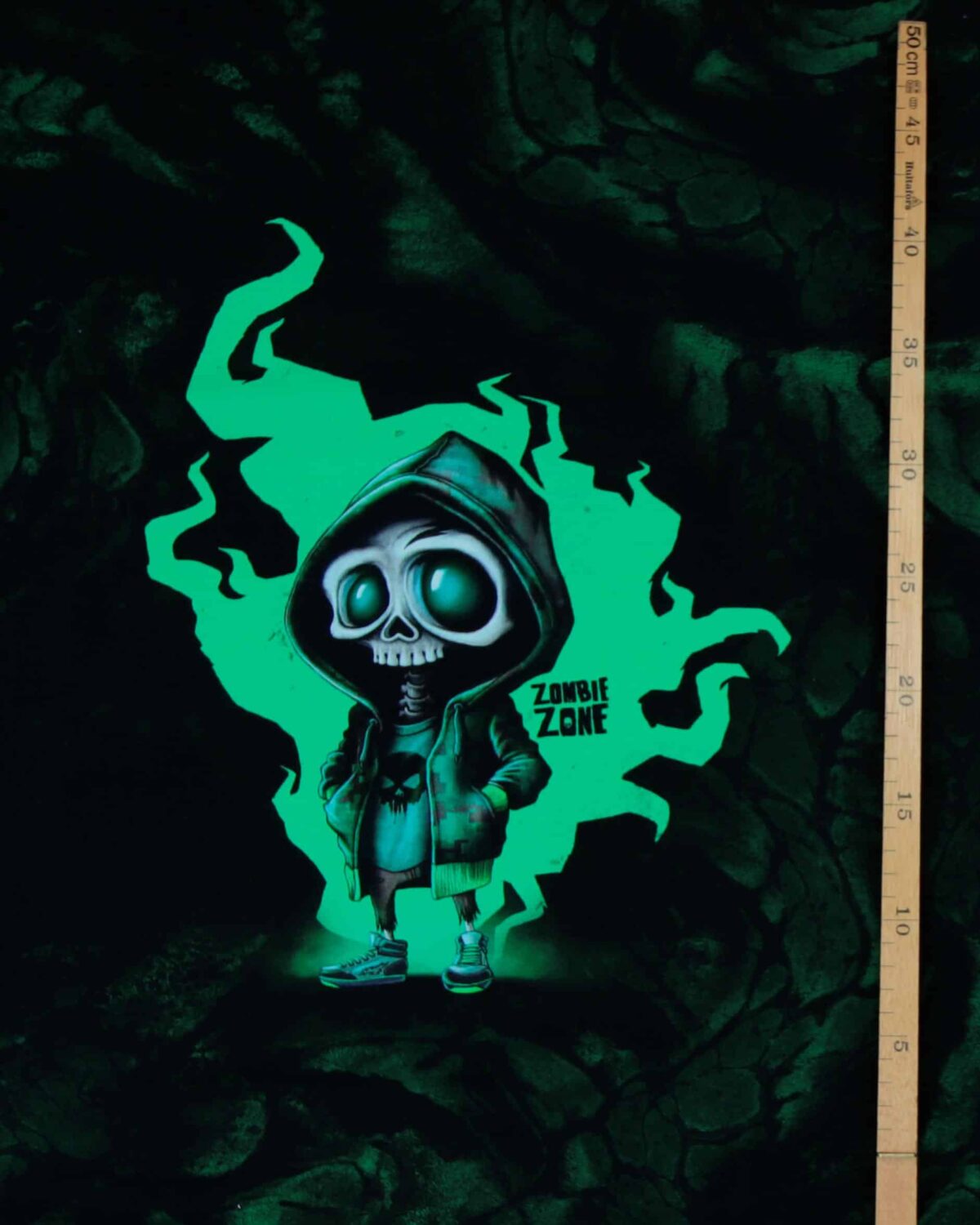 Halloween Tales, Zomboe Zone - French Terry - Billede 2
