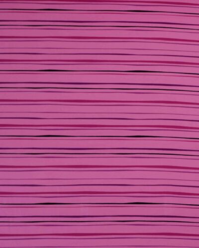 Pink/cerise/sorte linier på mørk lyserød - Jersey