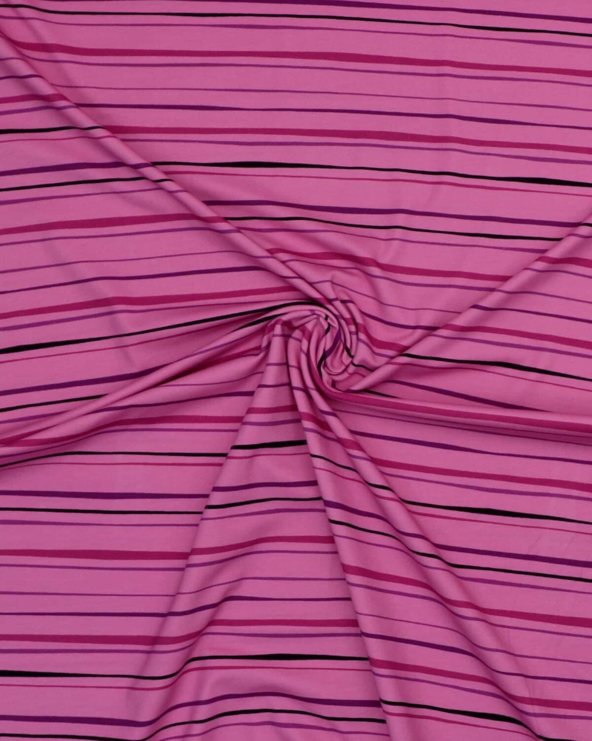 Pink/cerise/sorte linier på mørk lyserød - Jersey - Billede 3