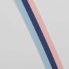 Striber, lyseblå/blå/pudder - 40 mm elastik