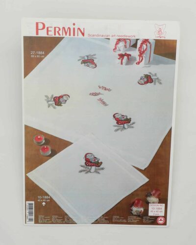 Julemand på paddehat - 40x40 cm