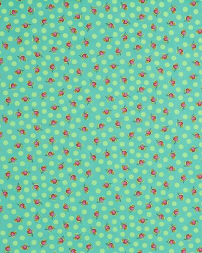 Untamed, Impending bloom, grøn/lime - Tula Pink