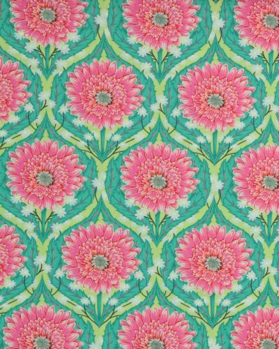Untamed, Daisy and confused, grøn - Tula Pink