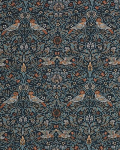 Bird, blå  - William Morris