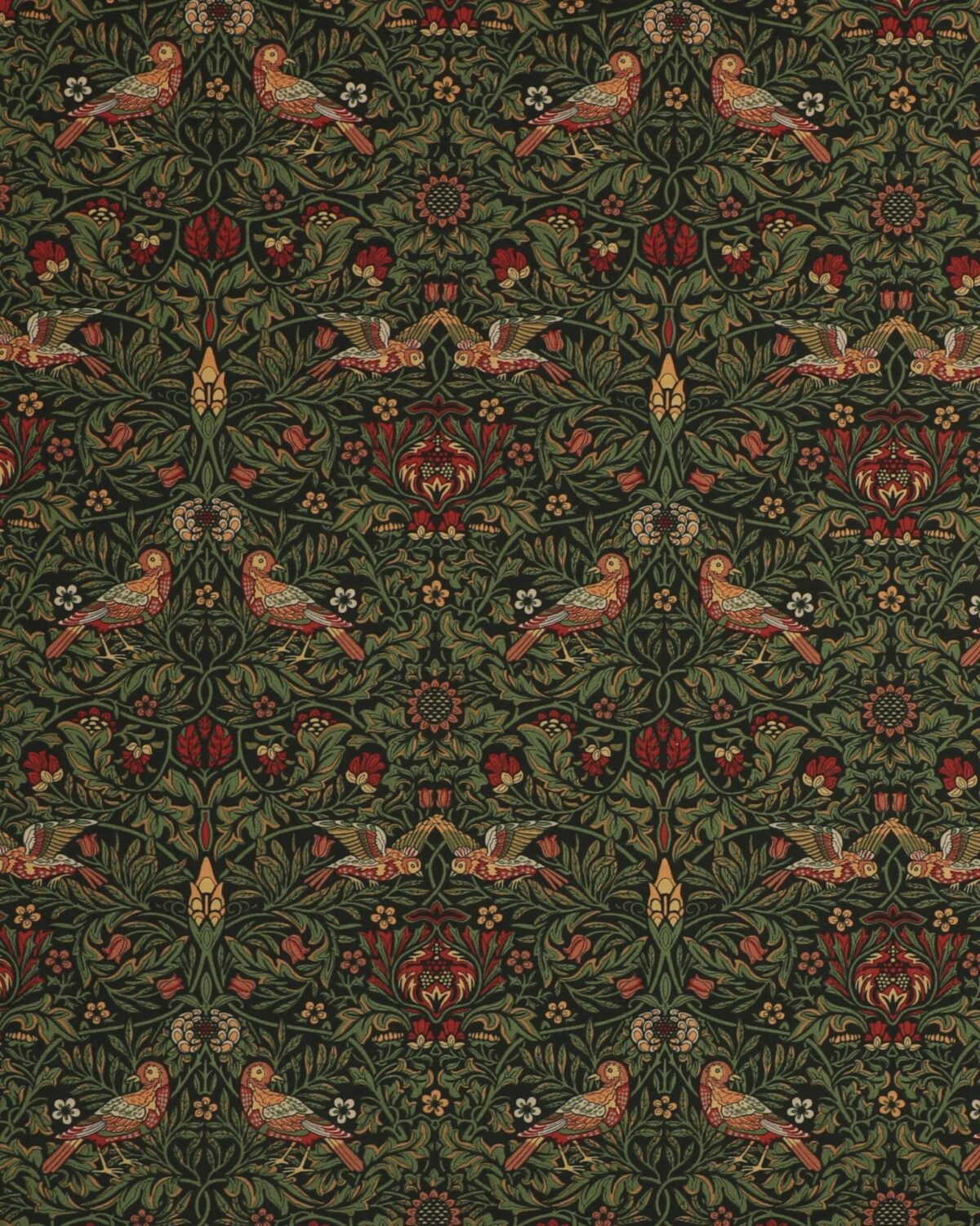Bird, grøn  - William Morris