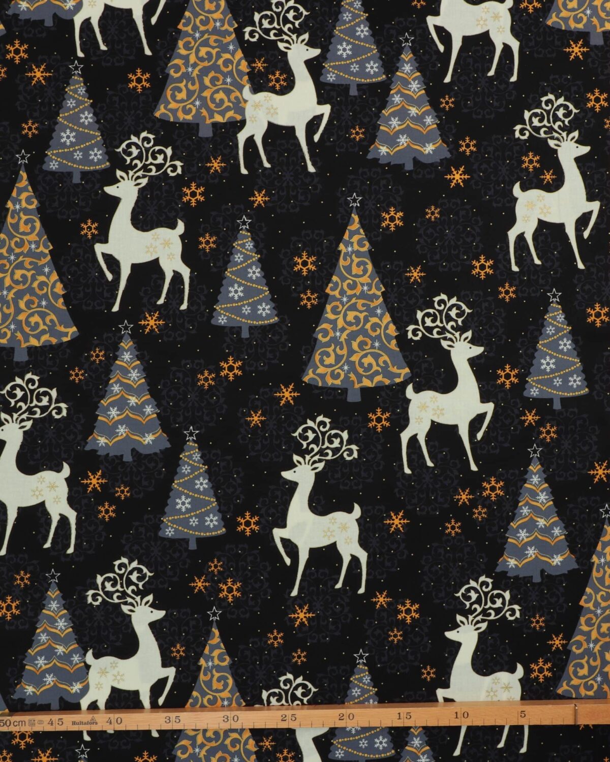 Julemotiver på sort - Patchwork - Billede 2