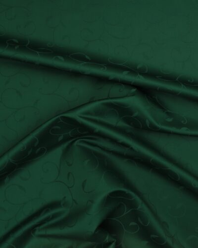 Grøn med snerlemønster, til dug - Boligtekstil