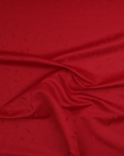 Rød med snerlemønster, til dug - Boligtekstil 7 Rød med snerlemønster, til dug - Boligtekstil