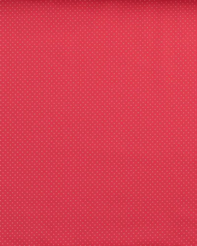 Pink med prikker - Bomuld/polyester m. stræk