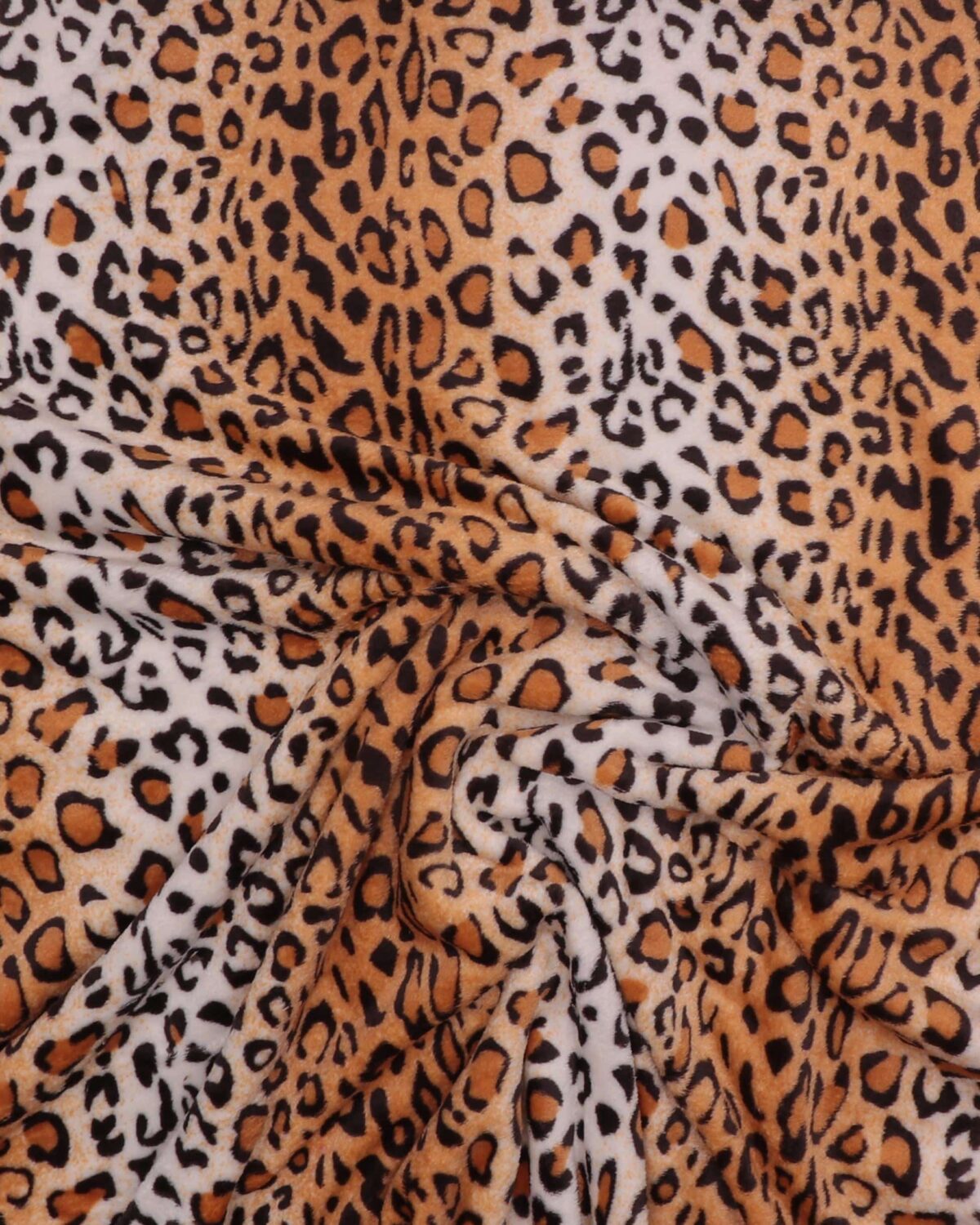 Gepardmønster - Microfleece - Billede 4