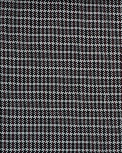 Hanefjed, sort/brun/offwhite/bordeaux - Uld/polyester