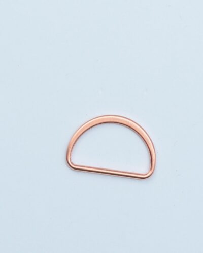 D-ring, rose gold - 25 mm