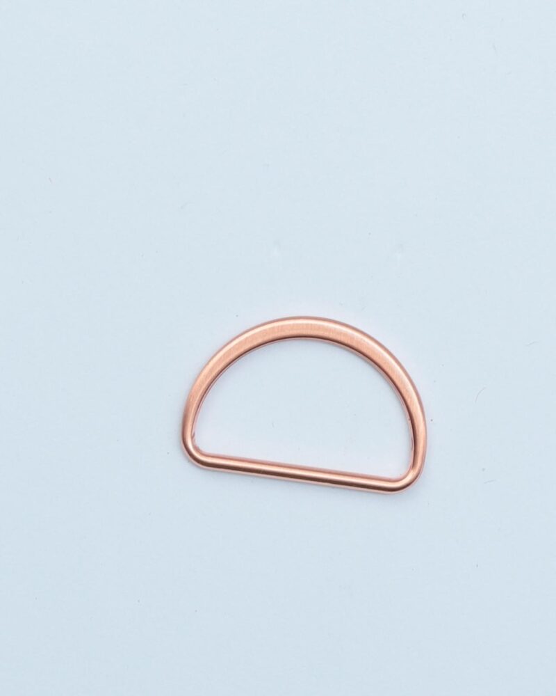 D-ring, rose gold - 25 mm