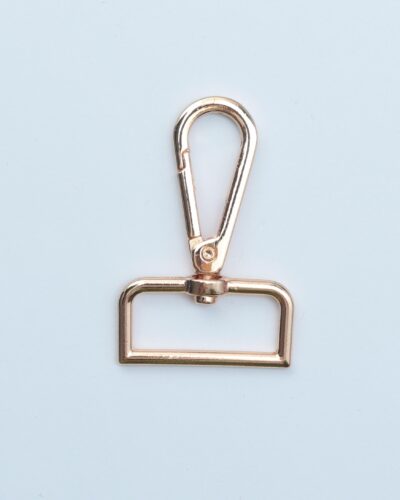 Karabinhage, varm guld - 32 mm