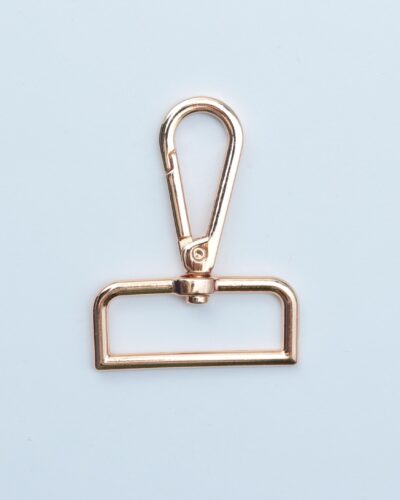 Karabinhage, varm guld - 38 mm