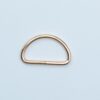 D-ring, varm guld - 38 mm