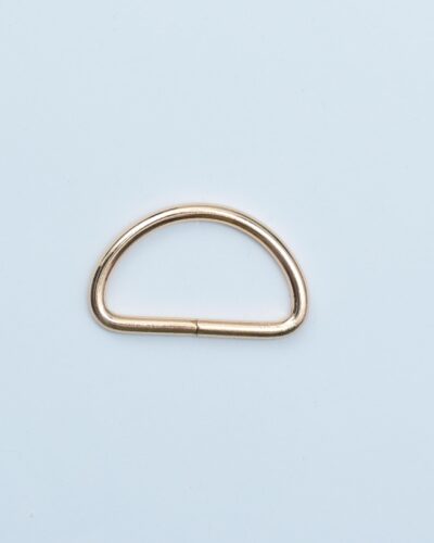 D-ring, varm guld - 38 mm