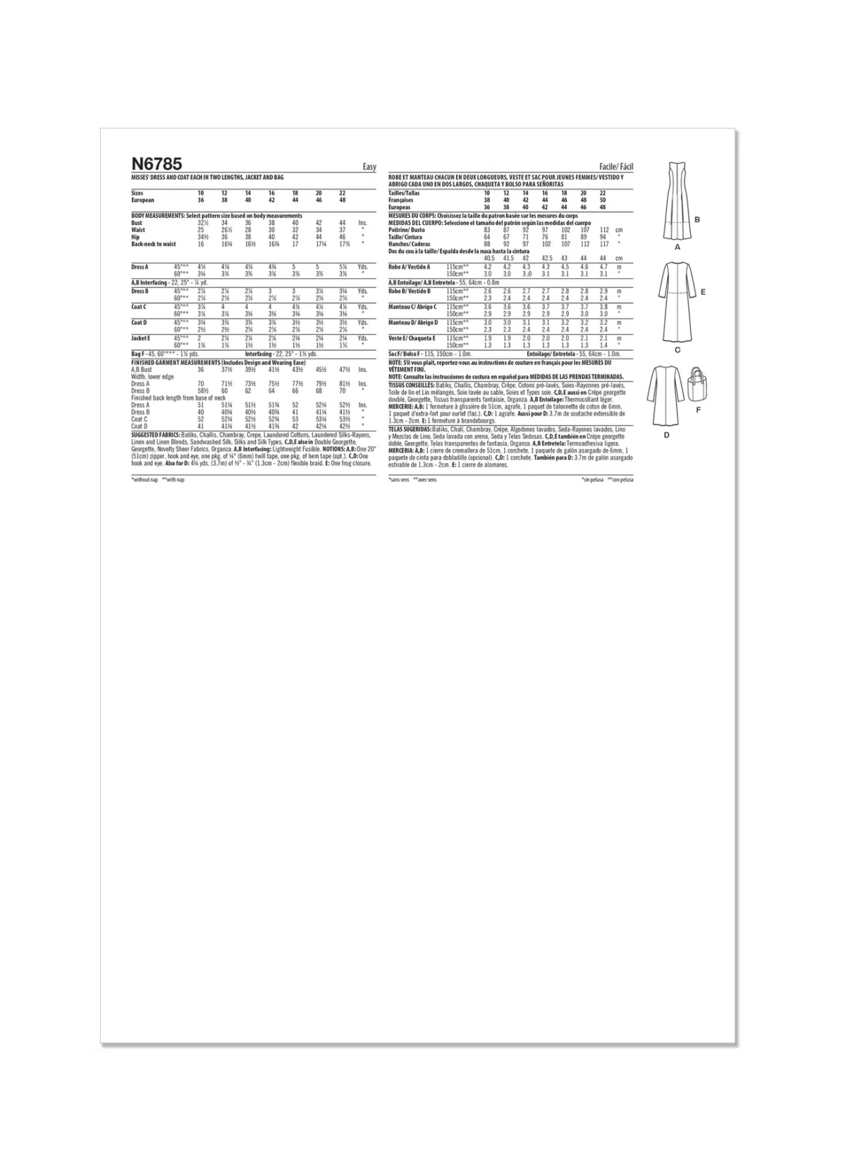 Kjole, jakke og taske - str. 36-48 - Billede 10