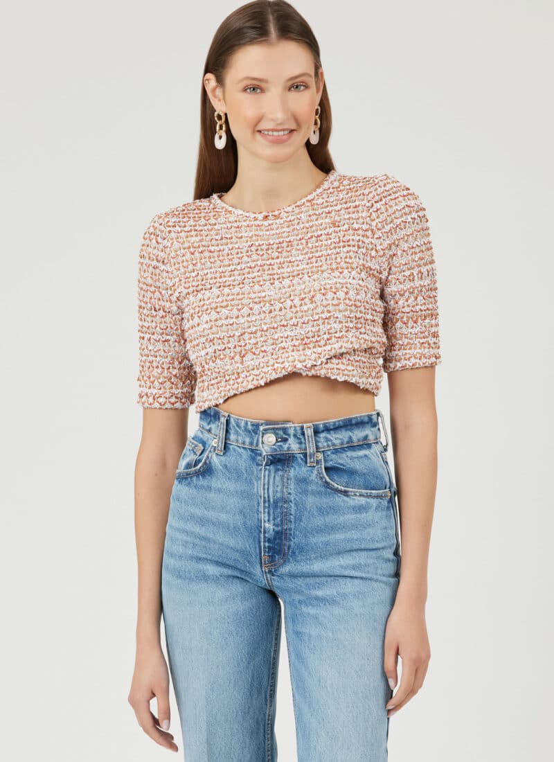 Kort bluse/top - str. 32-44 (kun til jersey/strikstof) - Image 2