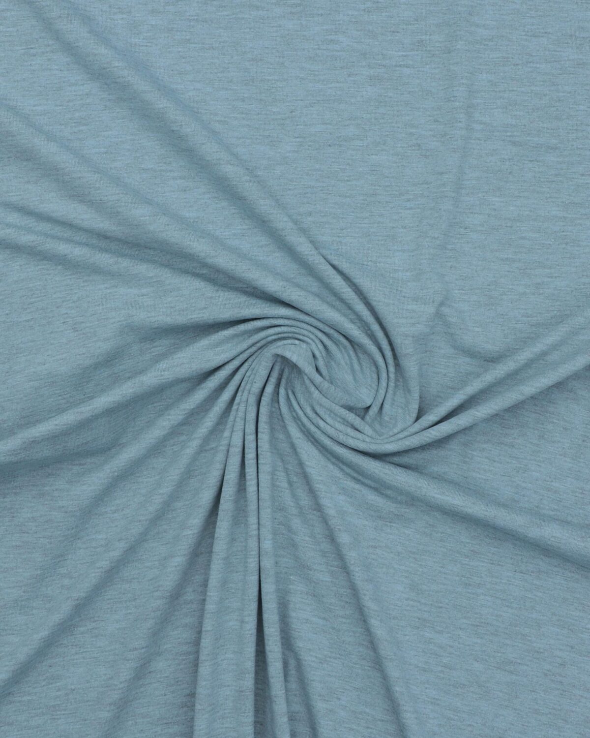 Meleret lyseblå - Bomuld/polyester jersey