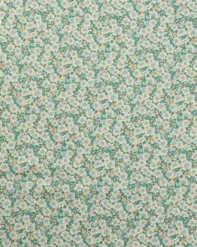 Dina blossom, grøn/lyseblå/offwhite - Liberty