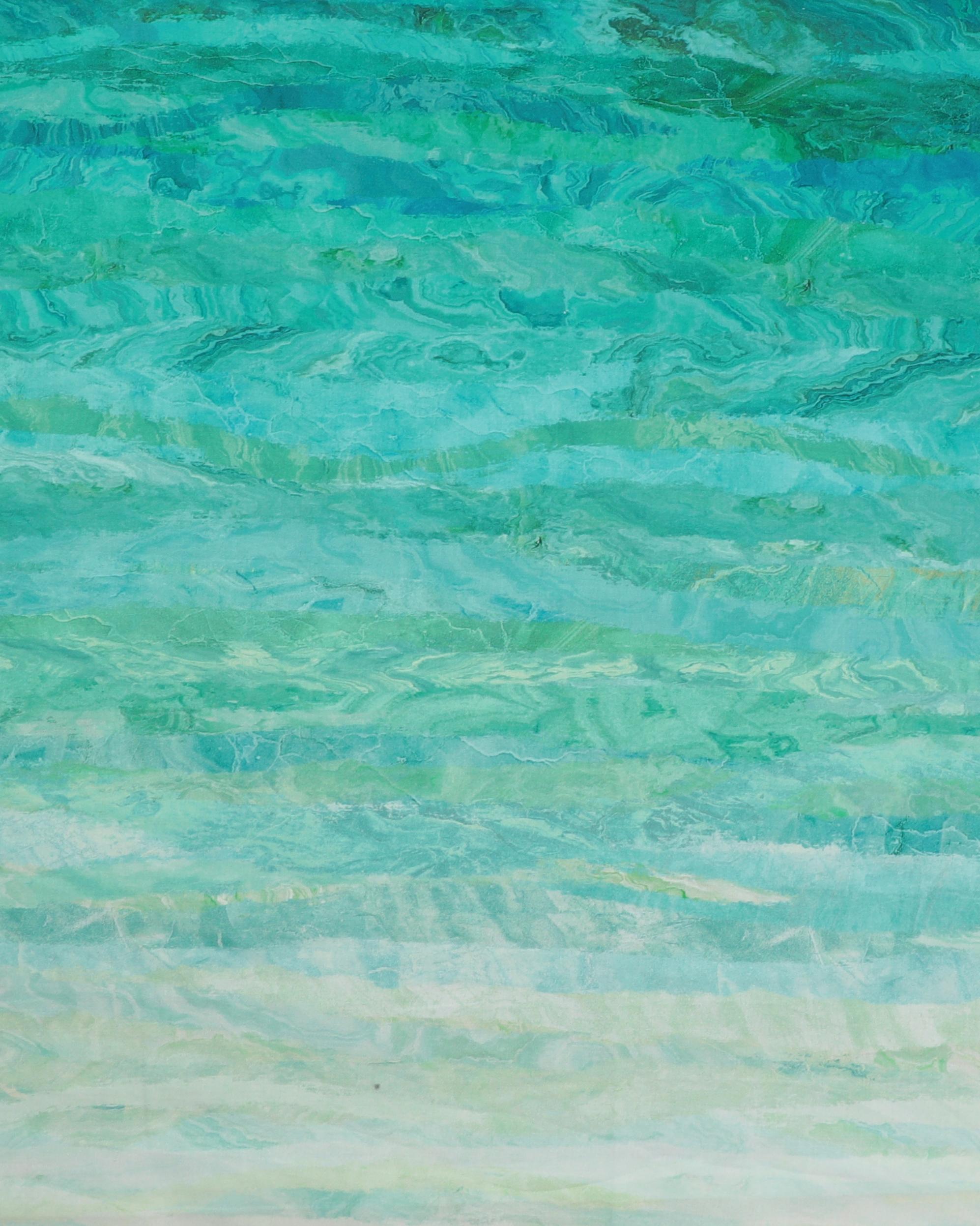 Tranquil waters, fra lys til mørk Patchwork - 100% Bomuld