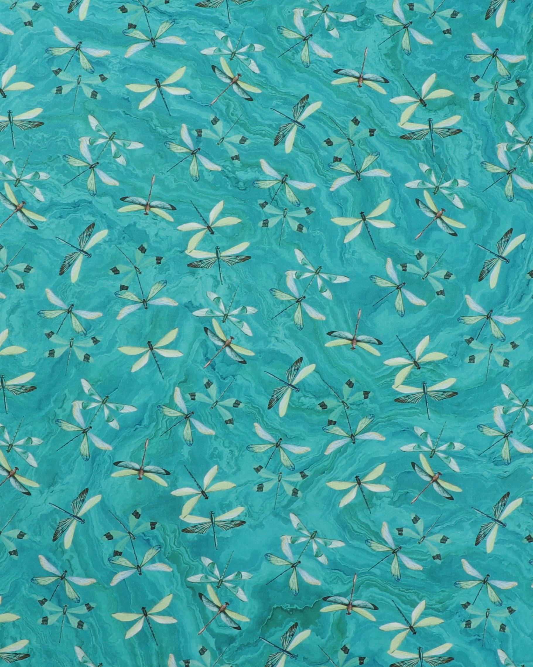 Tranquil waters, guldsmede - Patchwork - 100% Bomuld