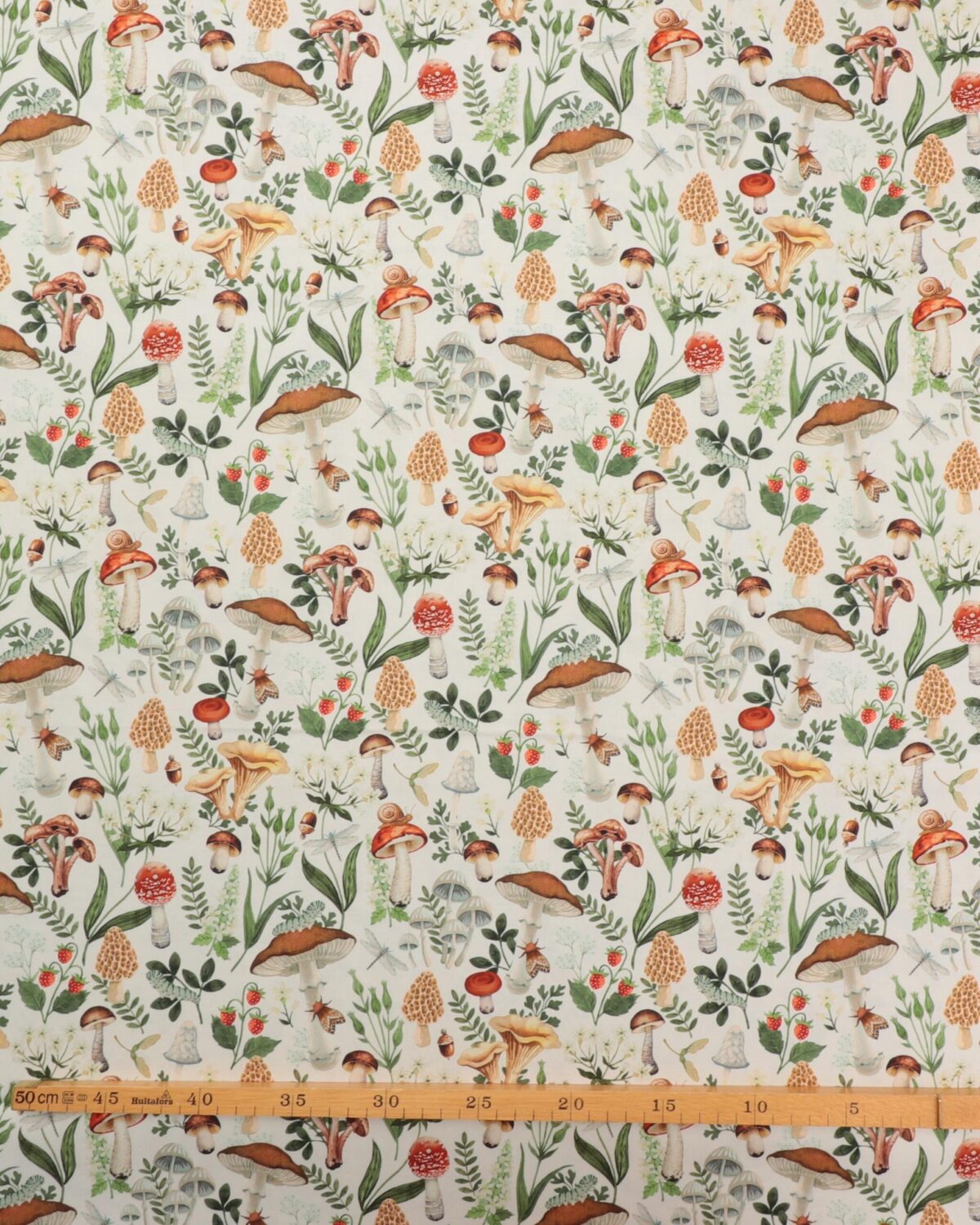 Wild harvest, skovbund m. svampe – Patchwork - Billede 2