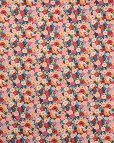 Blomster i mange farver - Bomuld (Liberty)