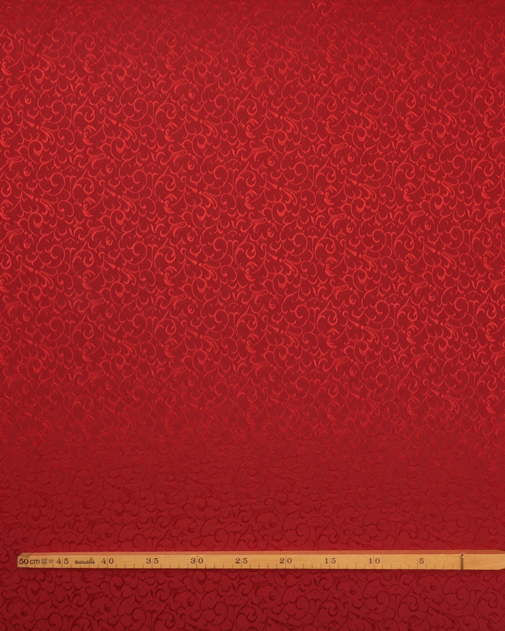 Mønstret rød m. glans, til dug - Boligtekstil 4 Mønstret rød m. glans, til dug - Boligtekstil - Billede 2