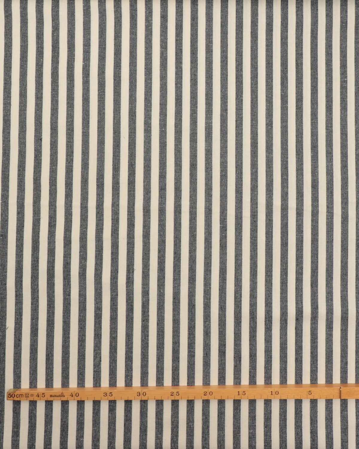 Offwhite/mørkeblå striber, 12 mm - Boligtekstil (bæredygtigt) - Billede 2