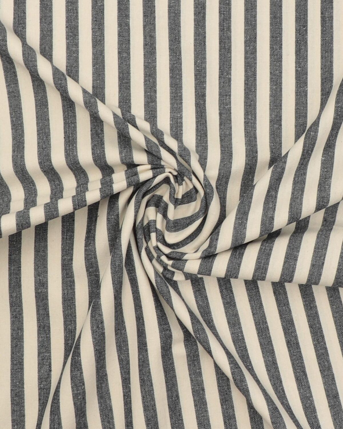 Offwhite/mørkeblå striber, 12 mm - Boligtekstil (bæredygtigt) - Billede 3
