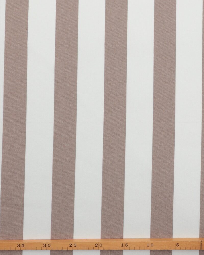 Offwhite/ lysebrune striber - Image 2