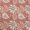 Pudder og gammelrosa blomster - Twillvævet viskose