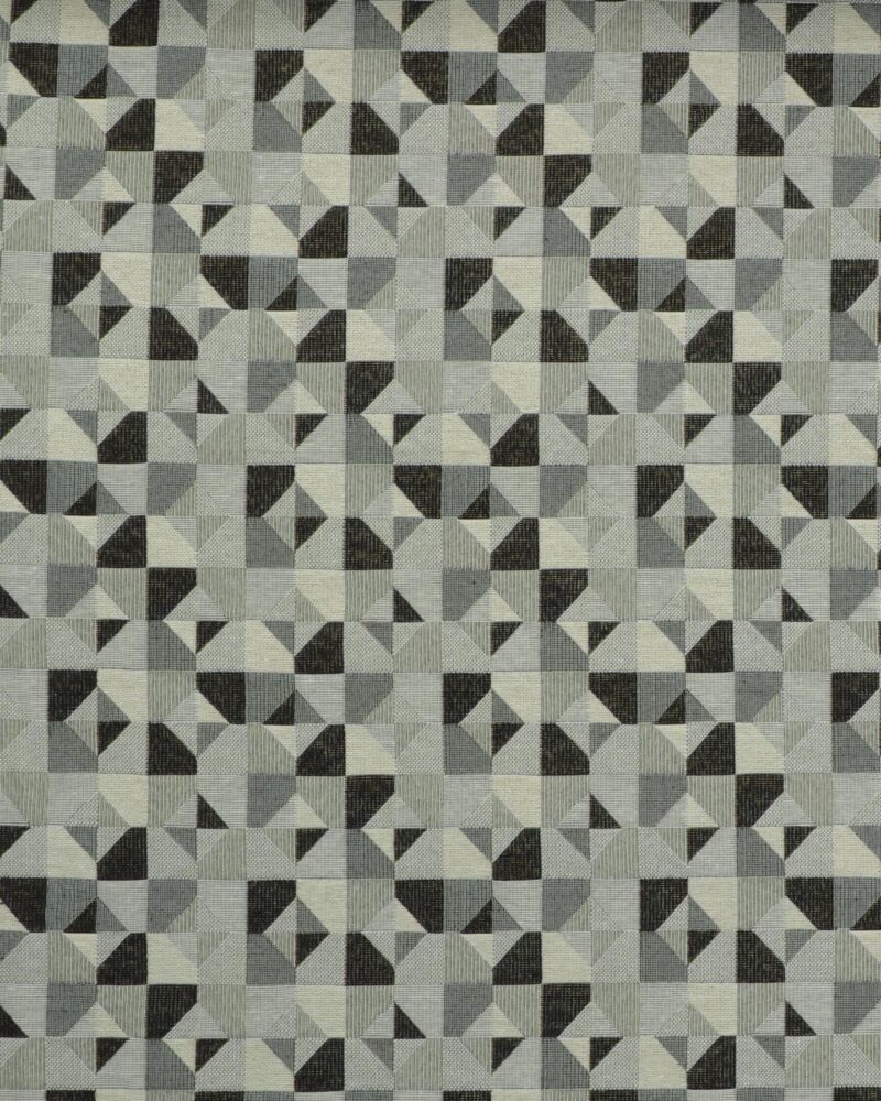 Mønster, natur/blågrå/beige/sort – Gobelin