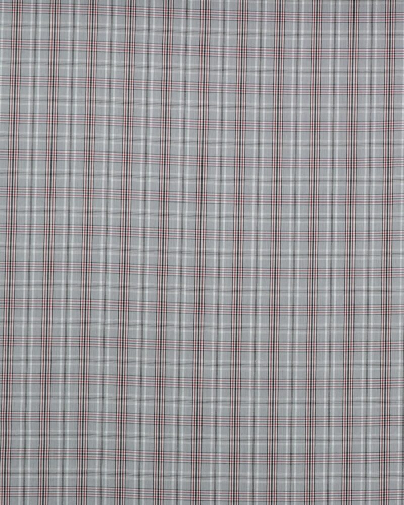 Tern grå/rød/hvid - Polyester/viskose m. stræk