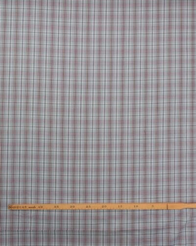 Alternative view of Tern grå/rød/hvid - Polyester/viskose m. stræk