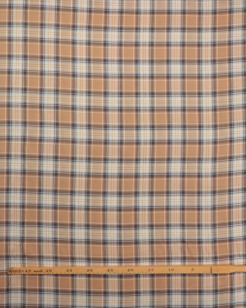 Tern i brune farver med en metaltråd - Polyester/viskose - Image 2