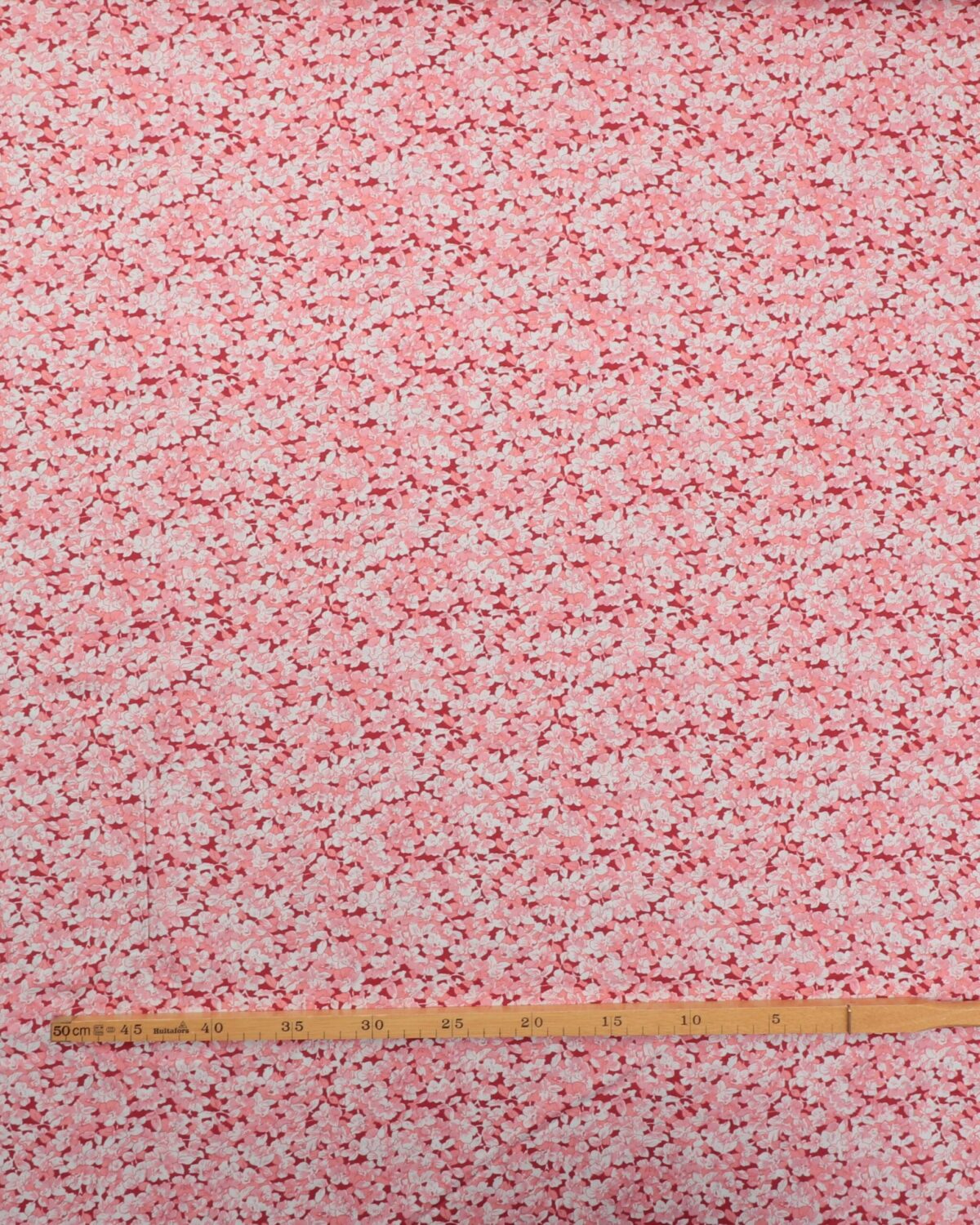 Blomsterbund i røde/rosa farver - Viskose - Billede 2