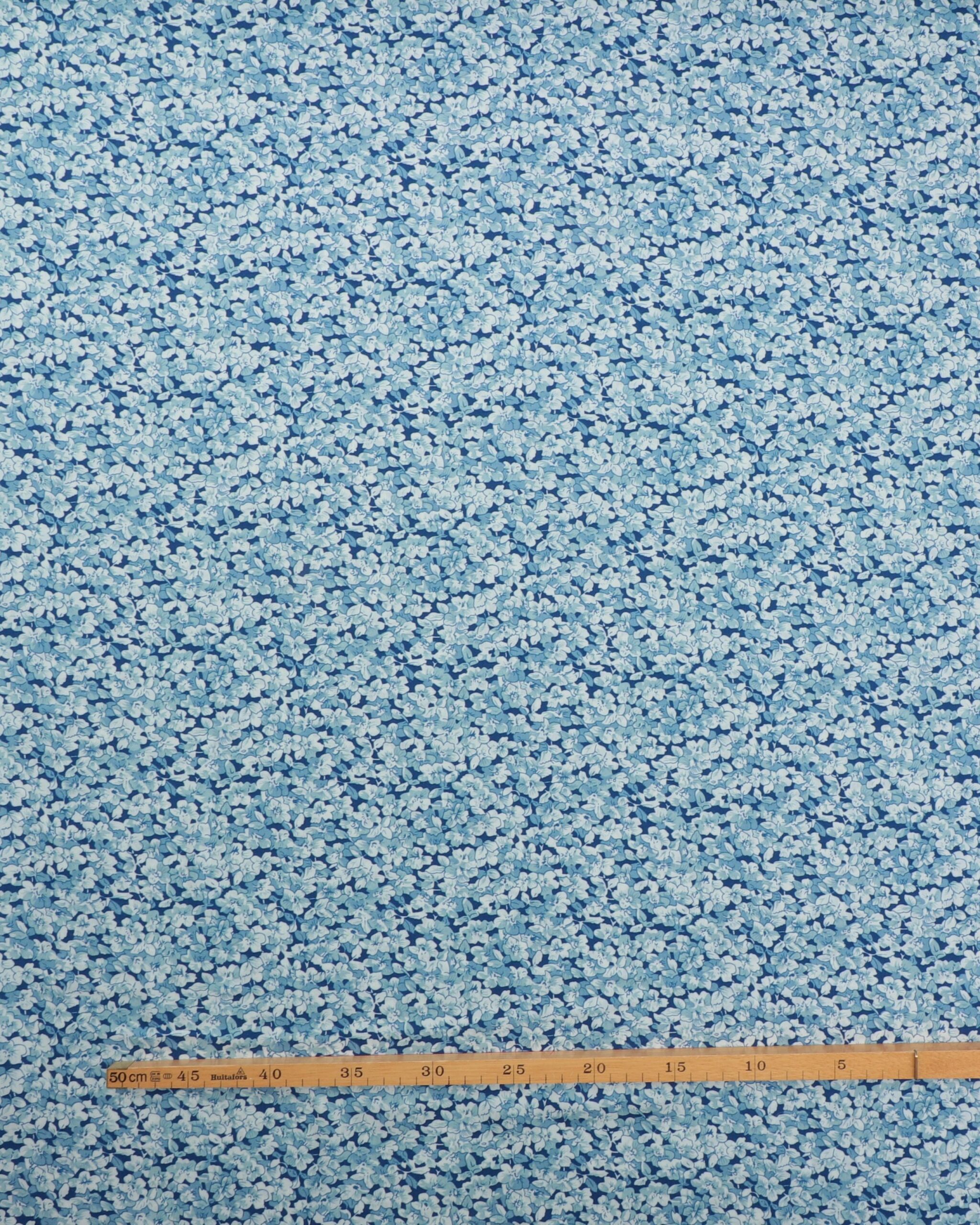 Blomsterbund i blå/lyseblå farver - Viskose 4 Blomsterbund i blå/lyseblå farver - Viskose - Billede 2