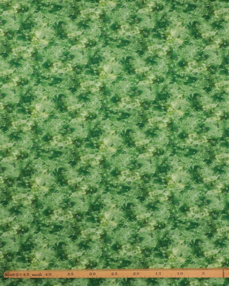 Koi pond, grøn med vanddråber – Patchwork - Image 2