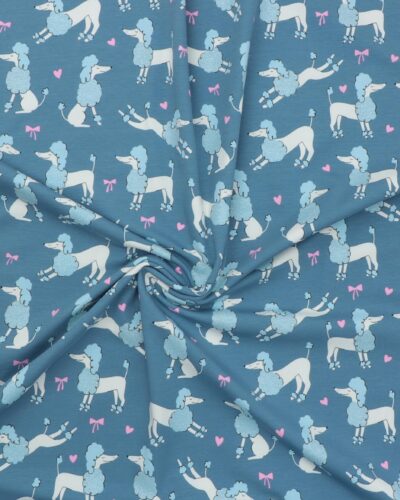 Puddelhund med glimmerpels - Jersey