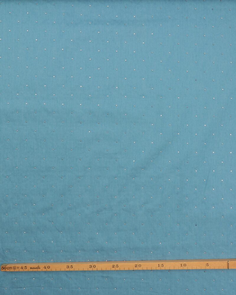 Lyseblå m. sten - Denim (skjortekvalitet) - Image 2