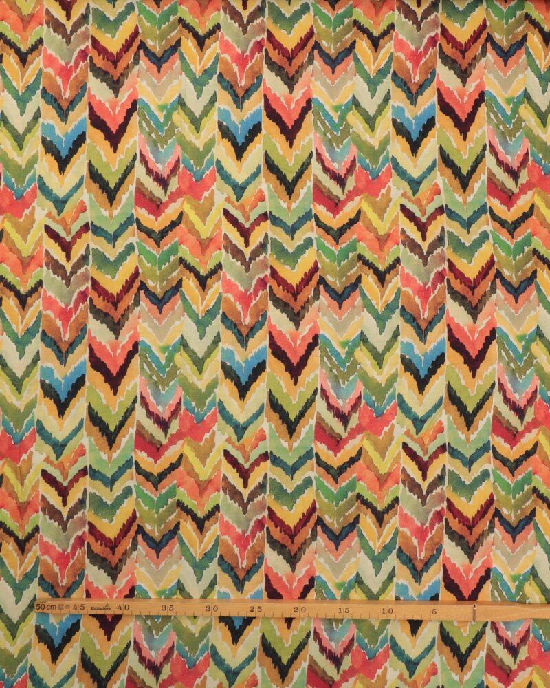 Zigzag mønster - Viskose/polyester - Image 2