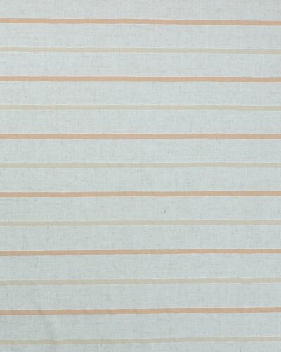 Lys natur m. beige stribe - Viskose/hør/polyester