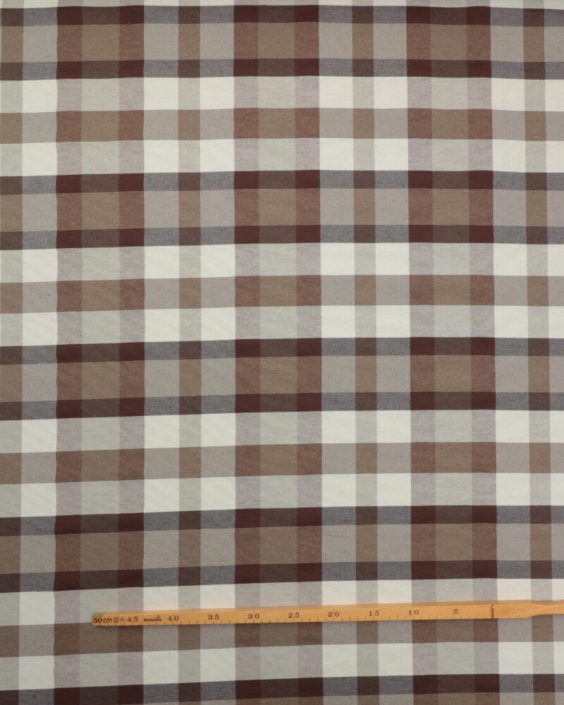 Tern, Brun/lysebrun/beige/offwhite - Gardinstof - Image 2