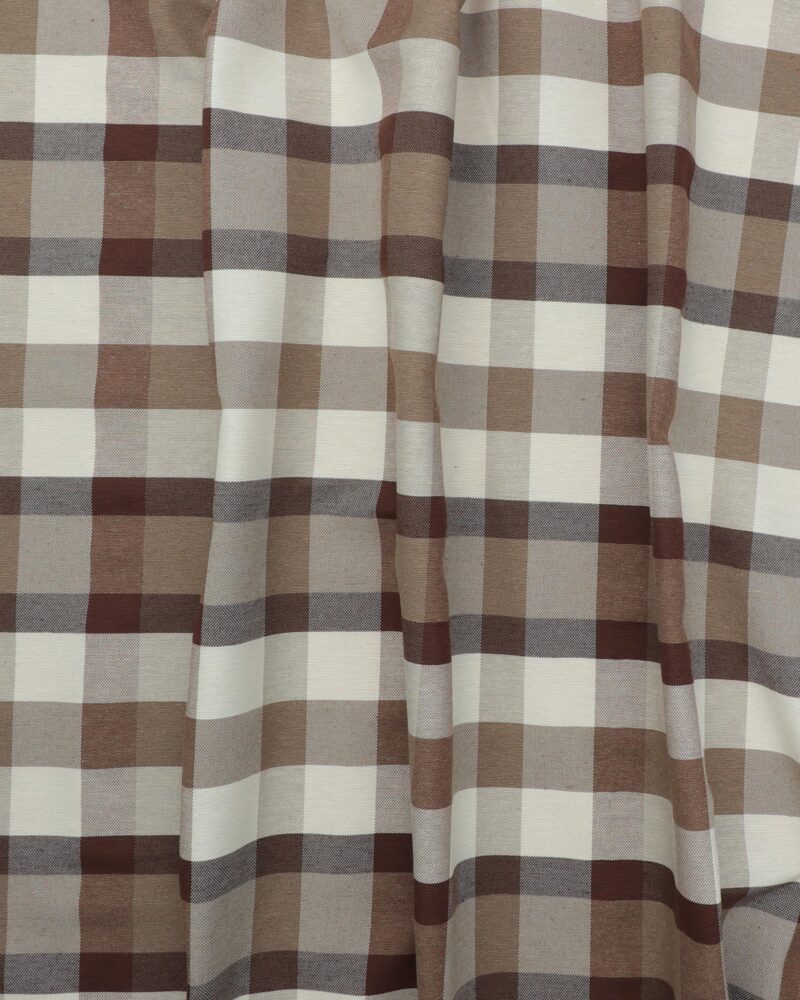 Tern, Brun/lysebrun/beige/offwhite - Gardinstof - Image 3