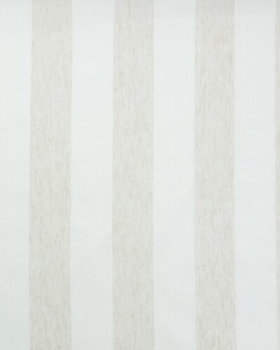 Offwhite/lys beige striber - Gardinstof