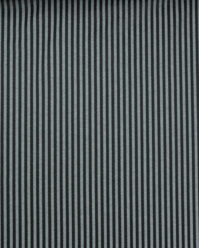 Striber, sort/lysegrå - Gardinstof
