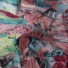 Læber, sommerfugl, tekst mm. - Chiffon, polyester